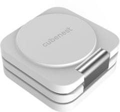 CubeNest 3v1 skládací bezdrátová magnetická nabíječka E310, biela