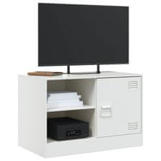 Vidaxl TV skrinka biela 67x39x44 cm oceľ