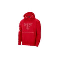 Nike Mikina červená 178 - 182 cm/M Nba Chicago Bulls Fleece Courtside Statement