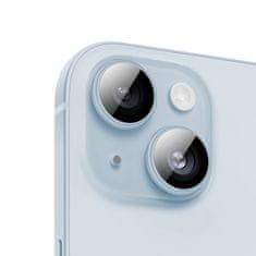 Benks Tvrdené sklo Warrior Lens Protector pre iPhone 15 - 15 Plus (2 ks) modré