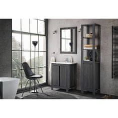 Kúpeľňové zrkadlo CLASSIC GREY 840 - black north pine