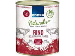 Edeka Naturals Premium s vysokým podielom mäsa, hovädzie 800g