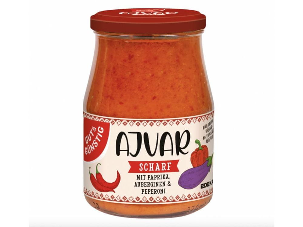 G&G Ajvar pálivý 340ml