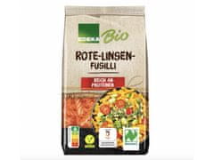 Edeka BIO Fusilli z červenej šošovky 250g