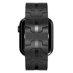 4wrist Ocelový tah Iron Man pro Apple Watch 42/44/45/49 mm - Black