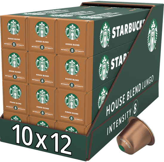 Starbucks by Nespresso House Blend - kávové kapsuly - 12x10 kapsúl v balení