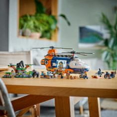 LEGO City 60437 Helikoptéra na prieskum džungle v základnom tábore