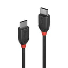 Lindy Kábel USB 3.2 Gen 2x2, Typ C CM/CM 1m, 20Gbps, PD 60w 20V3A, Black Line, čierny