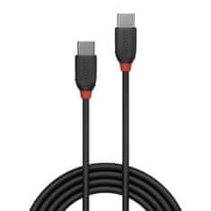 Lindy Kábel USB 3.2 Gen 2x2, Typ C CM/CM 1m, 20Gbps, PD 60w 20V3A, Black Line, čierny