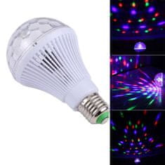 Verk  24272 LED Disko žiarovka E27 3W RGB