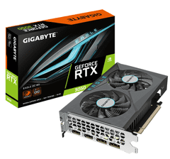 GIGABYTE GeForce RTX 3050 GeForce RTX 3050 EAGLE OC 6G, 6GB GDDR6 (GV-N3050EAGLE OC-6GD)