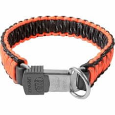 HERM. SPRENGER HS Obojok PARACORD, 3cm/40cm, ClicLock, oranžový reflexný