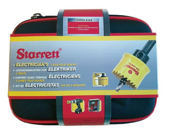 STARRETT súprava vykružovacích koruniek CSC "Elektrikár"