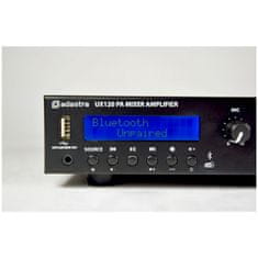 Adastra UX120, 100V mixážny zosilňovač, 120W, BT/MP3/DAB/FM
