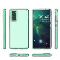 HURTEL SPRING CASE COVER GÉLOVÉ PUZDRO S FAREBNÝM RÁMOM PRE XIAOMI MI 10T PRO / MI 10T SVETLOMODRÉ