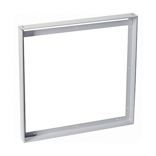 SLV BIG WHITE nadstavbová BOX, pre panel LED I-VIDUAL striebrosivý, D / Š 62,5 / 62,5 cm 158774