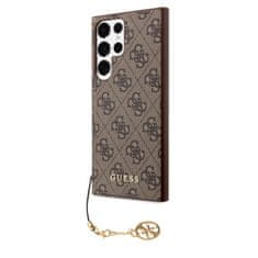 Guess Zadný kryt 4G Charms pre Samsung Galaxy S23 Ultra Brown