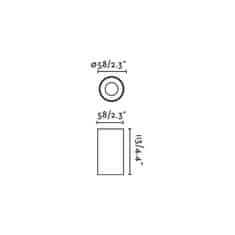 FARO Barcelona FARO PUK 58 stropné svietidlo, biela 30° 3000K