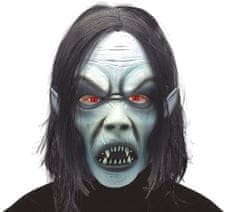 Guirca Karnevalová maska Morbius upír s vlasmi latex