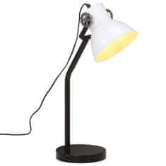 Vidaxl Stolová lampa 25 W biela 17x17x60 cm E27