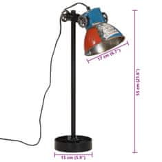 Vidaxl Stolová lampa 25 W viacfarebná 15x15x55 cm E27