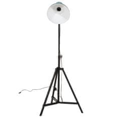 Vidaxl Podlahová lampa 25 W šmuhovaná modrá 61x61x90/150 cm E27