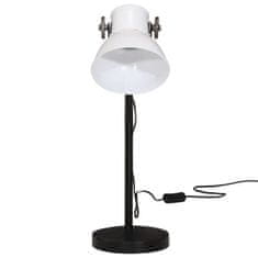 Vidaxl Stolová lampa 25 W biela 17x17x60 cm E27