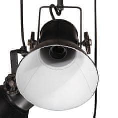 Vidaxl Závesná lampa 25 W čierna 30x30x100 cm E27