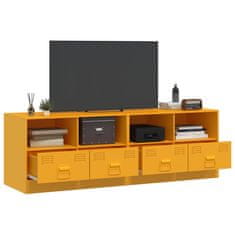 Vidaxl TV skrinky 2 ks horčicovo-žlté 67x39x44 cm oceľ