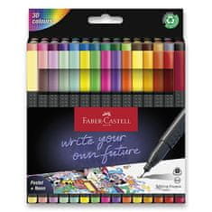 Faber-Castell Faber - Castel Súprava popisovačov Grip 0,4 - 30 ks