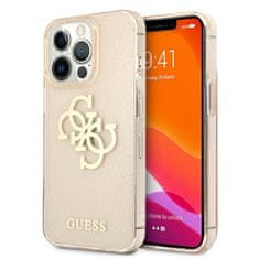 Guess Guess Glitter 4G Big Logo – puzdro na iPhone 13 Pro Max (zlaté) 