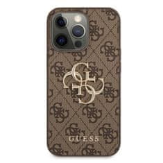 Guess Guess 4G Big Metal Logo – Puzdro na iPhone 13 Pro Max (hnedé) 