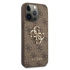 Guess Guess 4G Big Metal Logo – Puzdro na iPhone 13 Pro Max (hnedé) 