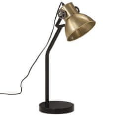Petromila vidaXL Stolová lampa 25 W starožitná mosadzná 17x17x60 cm E27