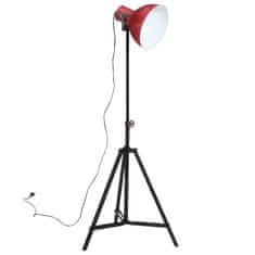 Petromila vidaXL Podlahová lampa 25 W šmuhovaná červená 61x61x90/150 cm E27
