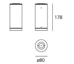 Artemide Artemide Calumet 8 stropné 25d 3000K T41931LW00