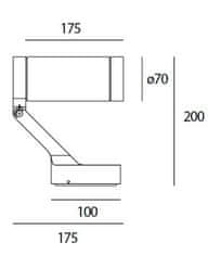 Artemide Artemide Obice - 34d 3000K - čierna T430534W10