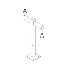 Artemide Artemide Walking - stojka 900 - 2x180d hlavy - A 90h T4506C30