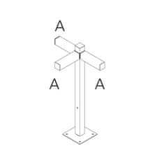 Artemide Artemide Walking - stojka 900 - 3x180d hlavy - A 90h T4506D30