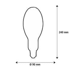 Segula Segula 55894 LED žiarovka elipsa vysoký jas číra E27 14 W (102 W) 1550 Lm 2.700 K