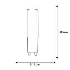 Segula Segula 55608 LED G9 kapsule číra 2,5 W (21 W) 200 Lm 2.200 K