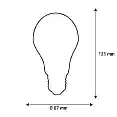 Segula Segula 55366 LED žiarovka A67 zrkadlový vrchlík strieborná E27 6,5 W (45 W) 550 Lm 2.700 K