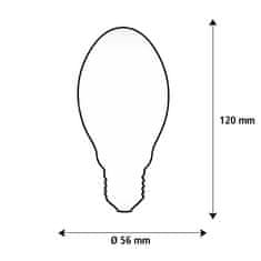 Segula Segula 55809 LED mini žiarovka elipsa vysoký výkon číra E27 7,5 W (66 W) 900 Lm 2.700 K