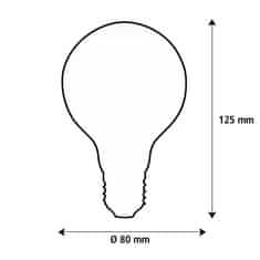 Segula Segula 50658 LED soft guľa 80 číra E14 3,2 W (20 W) 190 Lm 2.200 K