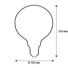 Segula Segula 55593 LED guľa 125 vysoký jas číra E27 14 W (77 W) 1100 Lm 2.700 K