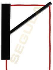 Segula Segula 80533 SET Pinocchio nástenné svietidlo čierna s textilným káblom červená - E27