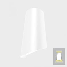KOHL LIGHTING KOHL-Lighting TUILE nástenné svietidlo biela 11 W 3000K nestmievateľné