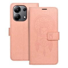 MobilMajak Puzdro / obal na Xiaomi Redmi NOTE 13 4G oranžový - kniha MEZZO Book