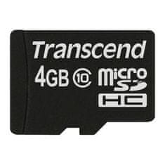 Transcend Pamäťová karta 4GB MicroSDHC Class 10