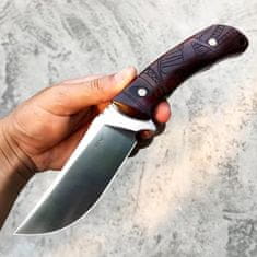IZMAEL Outdoorový lovecký nôž MASTERPIECE Akira-Hnedá KP31410